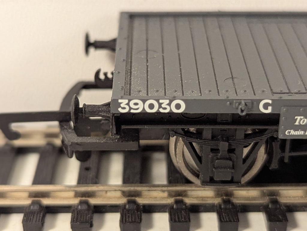 Hornby R605 GWR Conflat A Wagon Goods Wagon 39030 GWR Grey