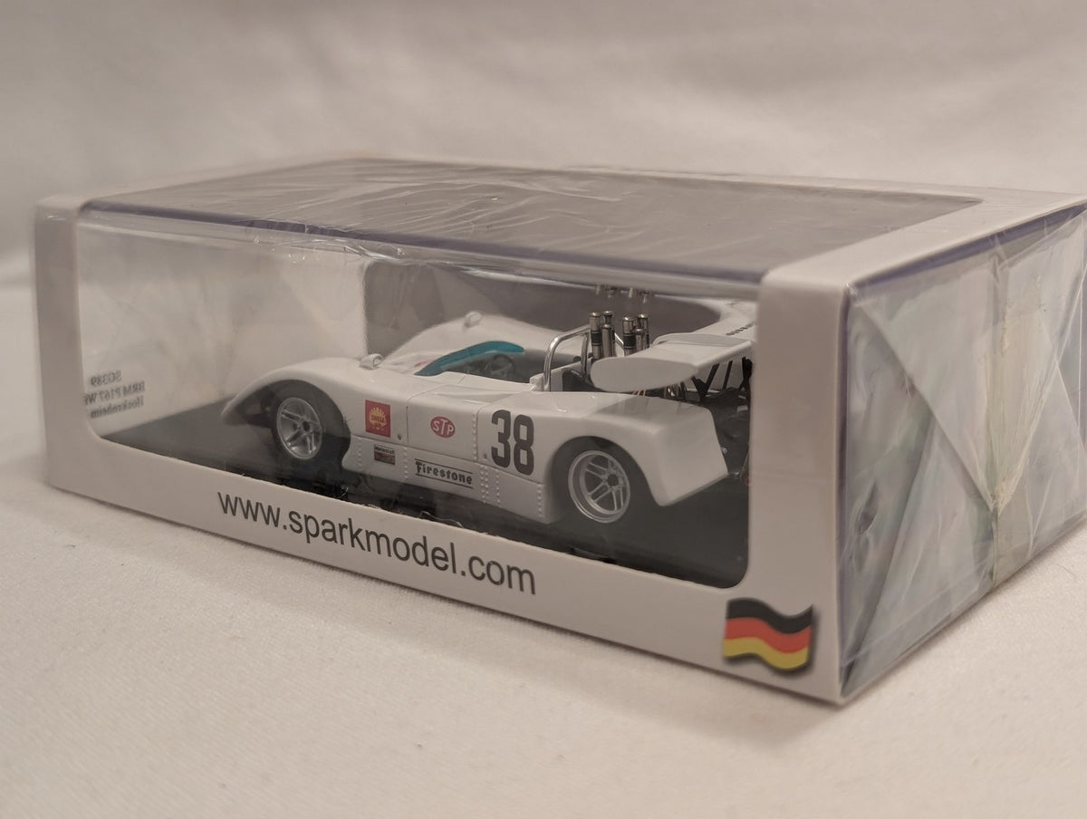 Spark BRM P167 Winner Hockenheim 1971 Die-cast Model Car 38 White SG389