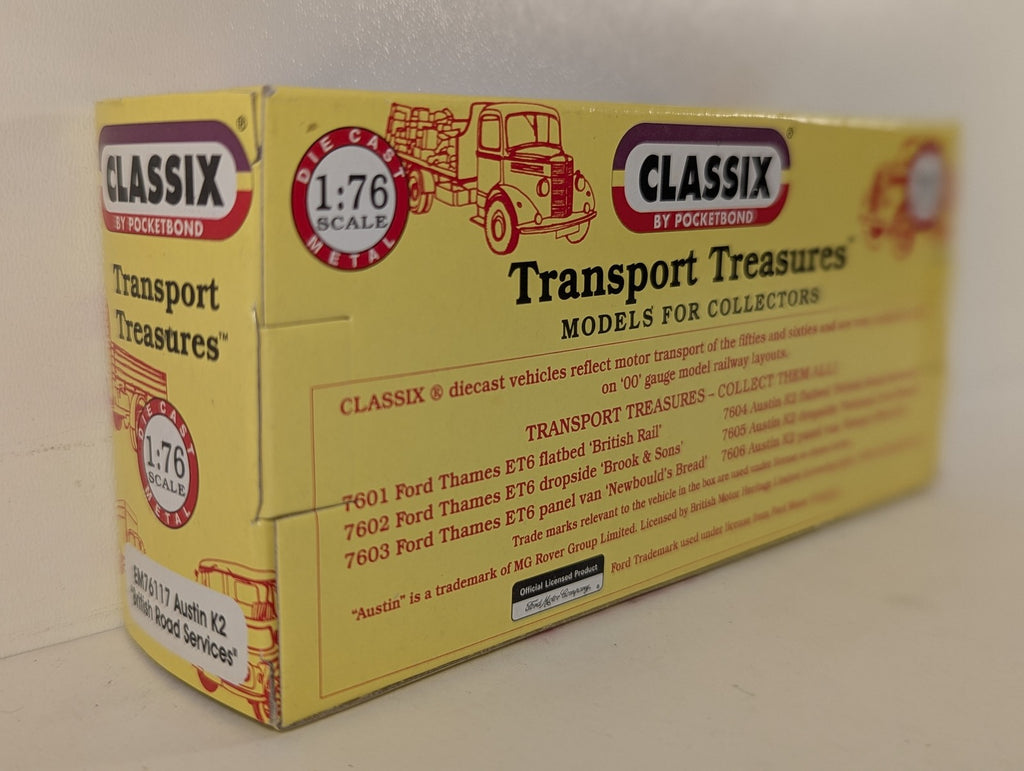Classix 1:76 Scale / OO Gauge Austin K2 Panel Van 'British Road Services'