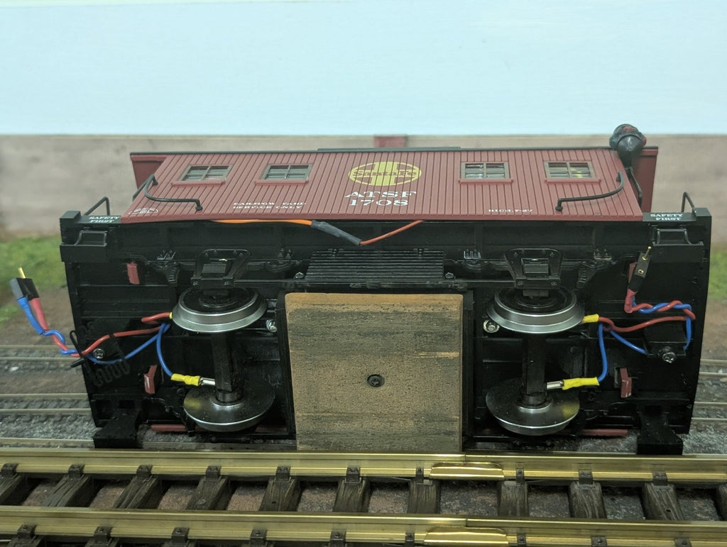 Aristo Craft G Scale Atchison Topeka & Santa Fe Track Cleaning # 1708 Caboose