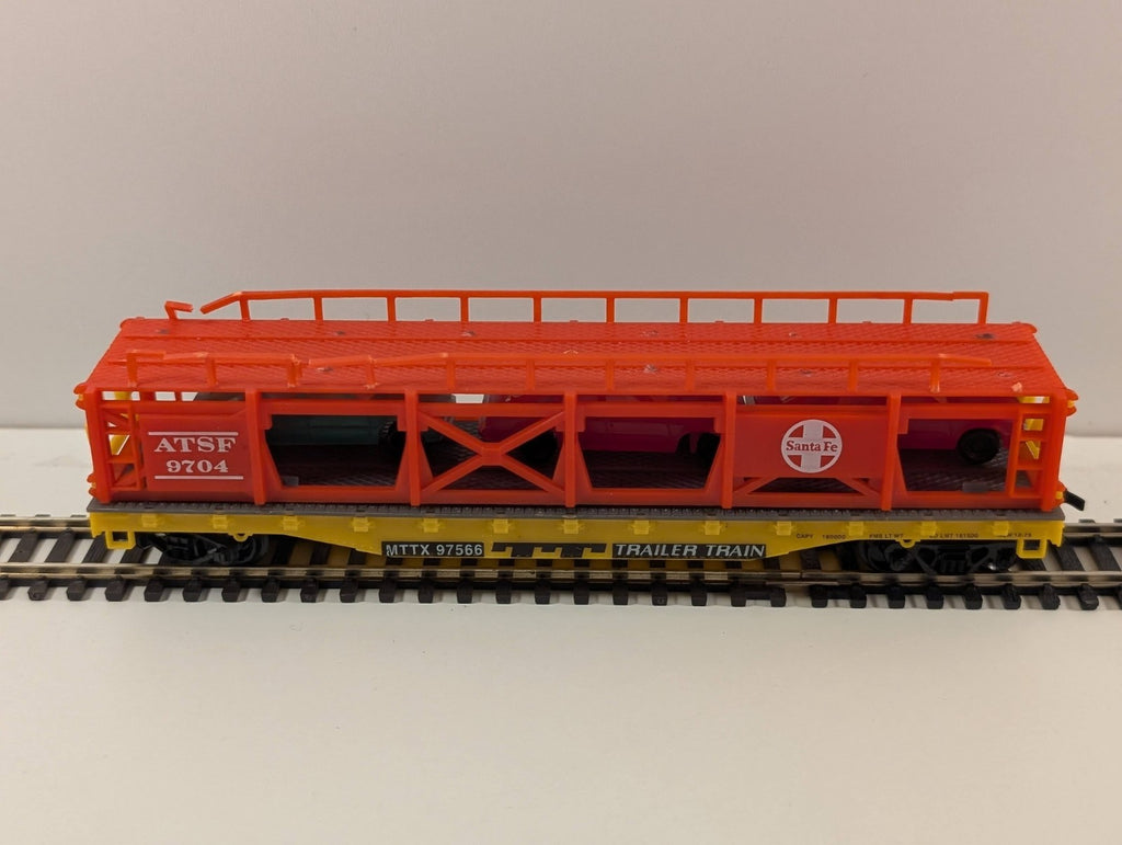 Life-Like HO Scale Auto-Rack Flat Car – For Restoration