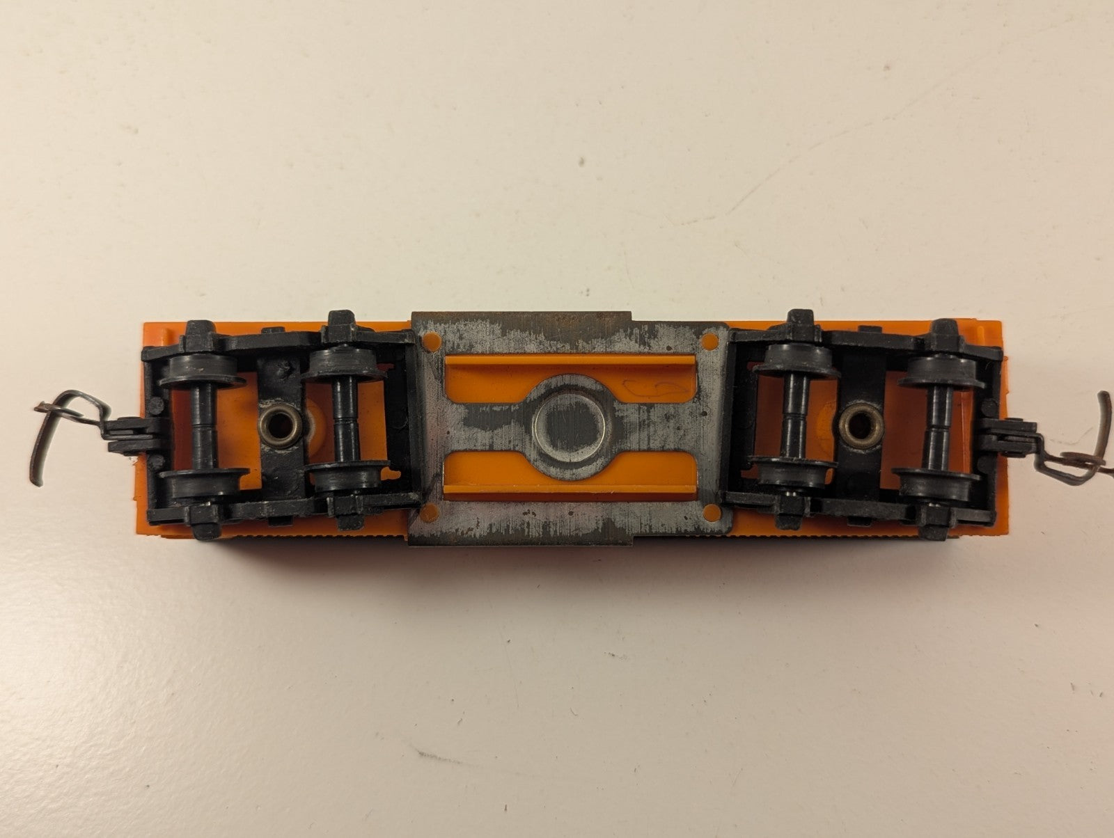 Tri-ang Railways R114 Continental Series Orange Box Car OO Gauge