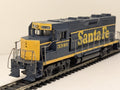 Athearn 4205 HO Gauge GP35 EMD Diesel Locomotive Santa Fe Blue - missing coupler