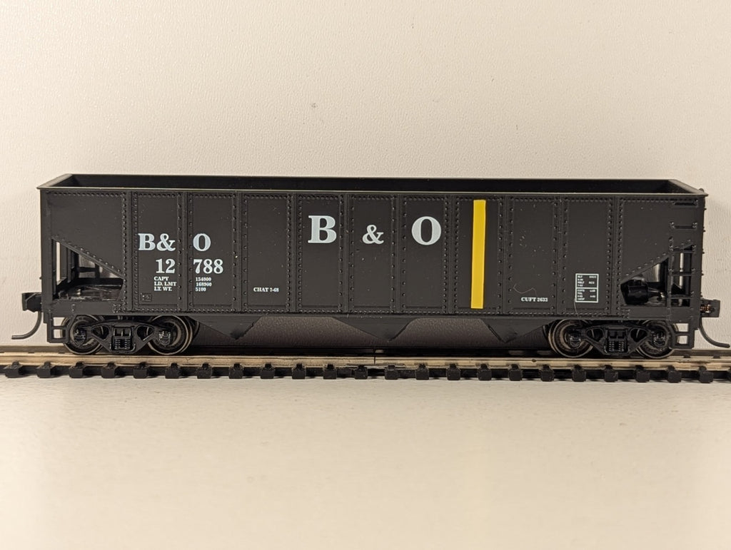 Athearn HO Gauge 3-Bay Offset Side Hopper Wagon 12788 Baltimore & Ohio