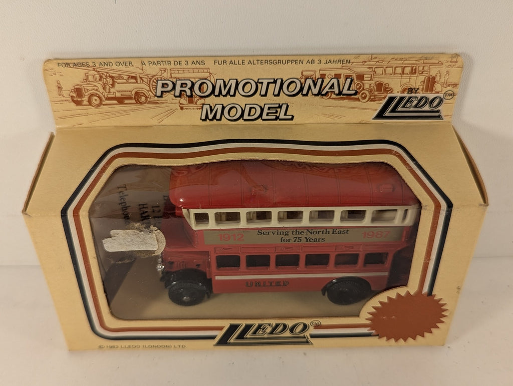 Lledo AEC Double Decker Bus Die-cast Model United Automobile Services