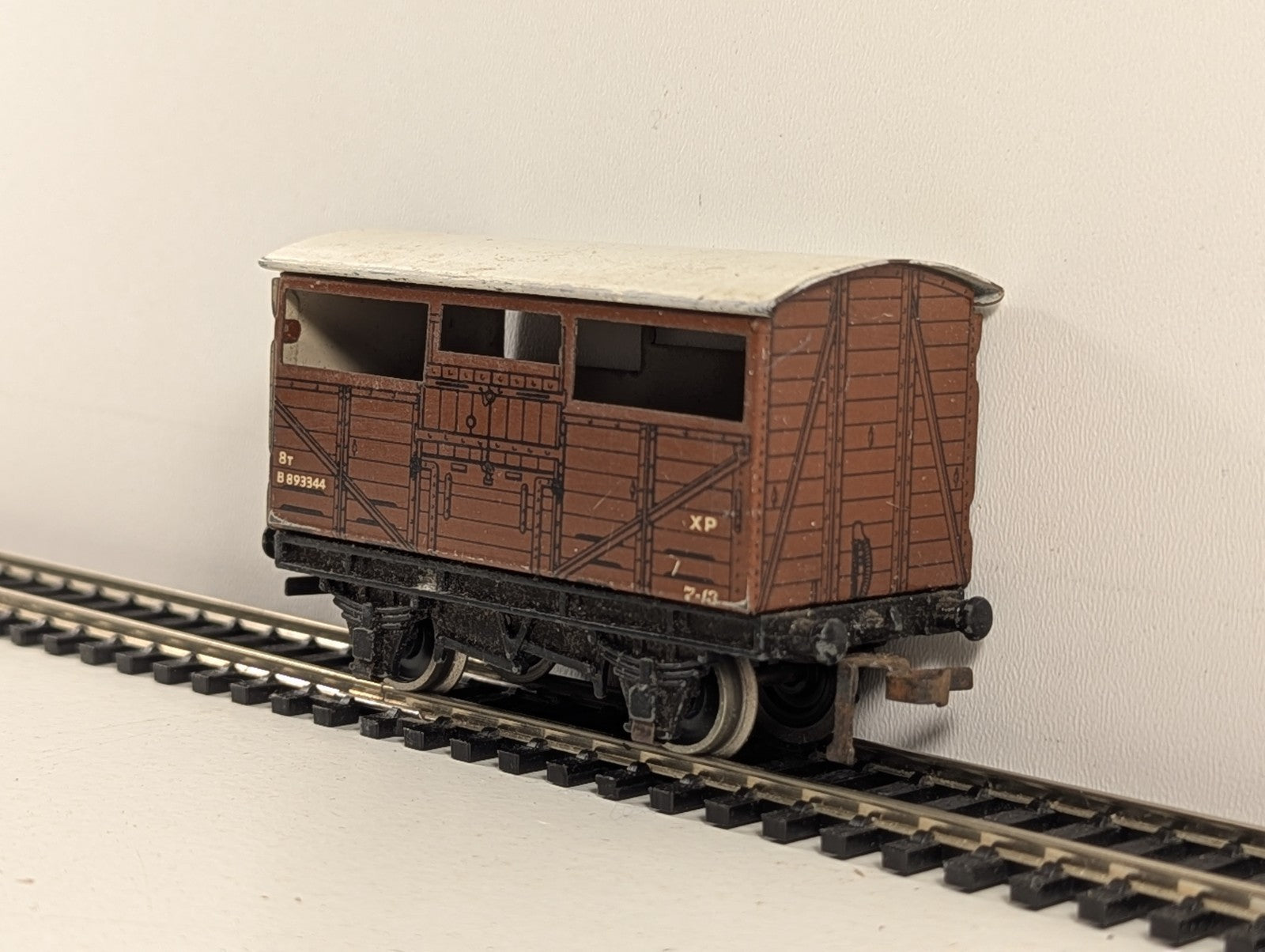 Hornby Dublo 32020 OO Gauge BR Brown D1 Cattle Truck - Boxed