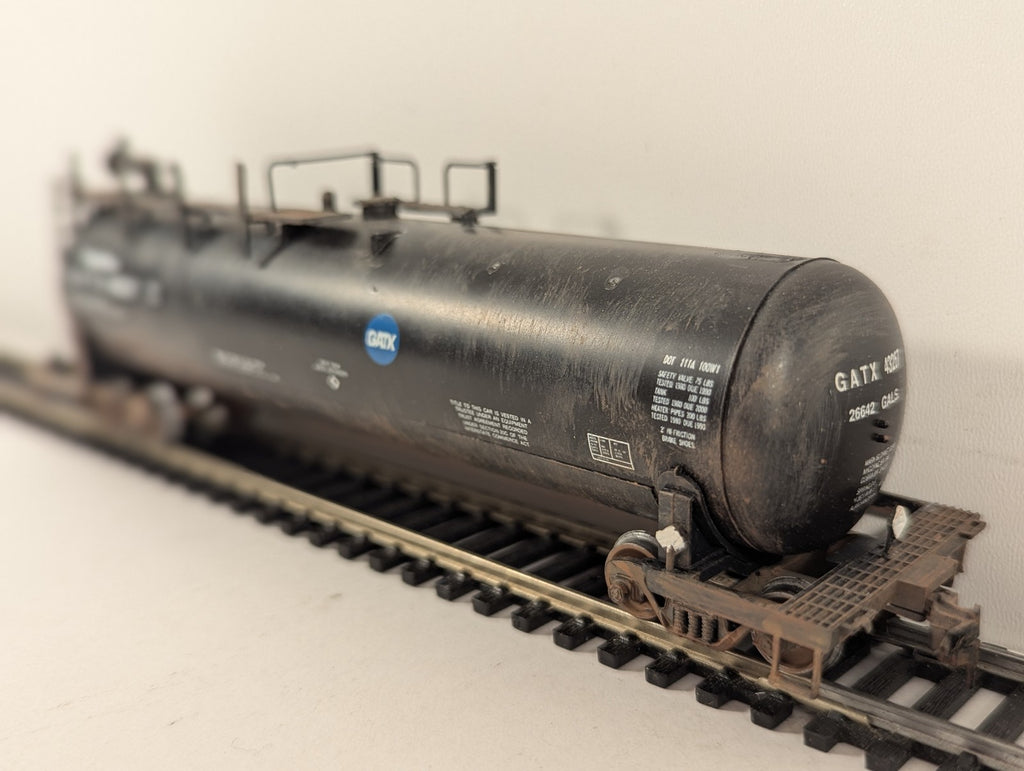 Roundhouse HO Gauge 50' Tank Train Tank wagon GATX 43267 GATX Black 3254