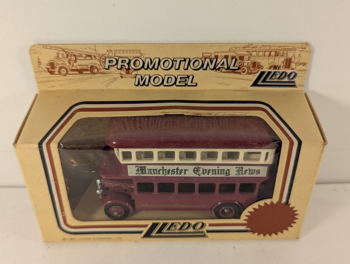 Lledo AEC Regent Double Decker Bus Manchester Corporation