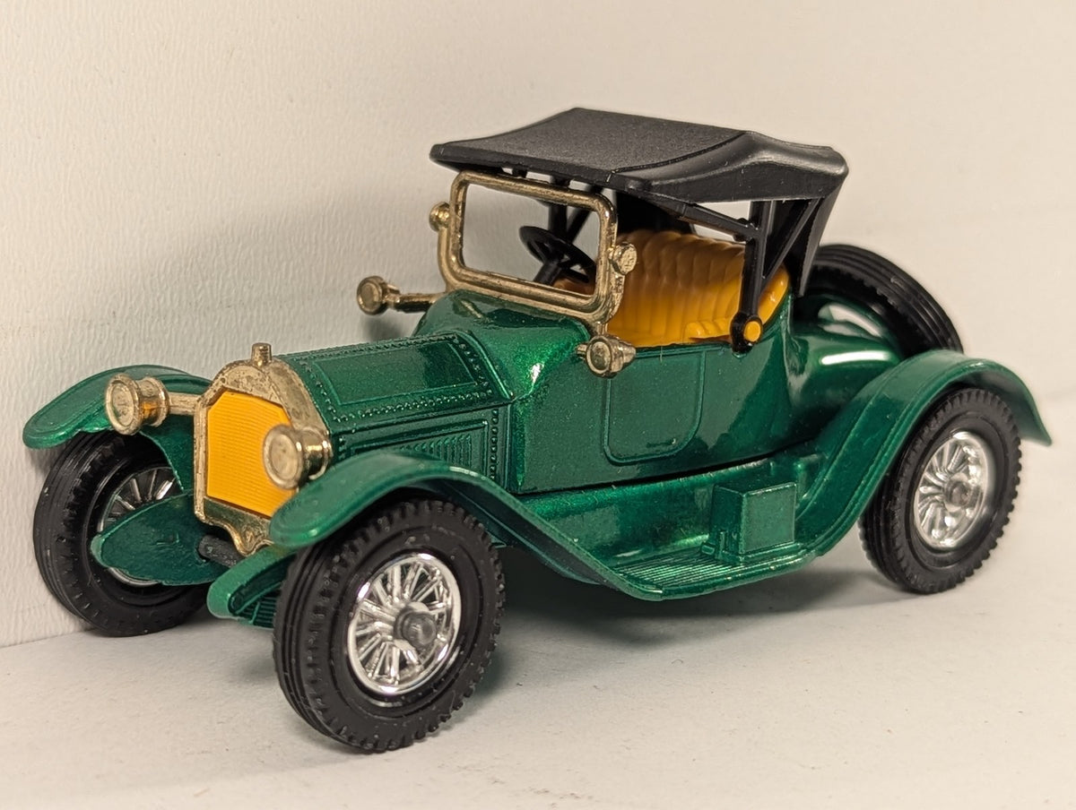 Matchbox 1913 Cadillac Die-cast Model Car Green Y-6