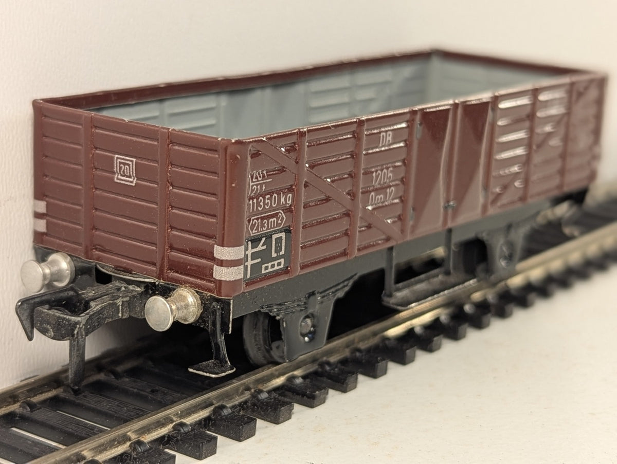 Fleischmann HO Gauge DB Om 12 Open Wagon 1205 DB Brown 1405