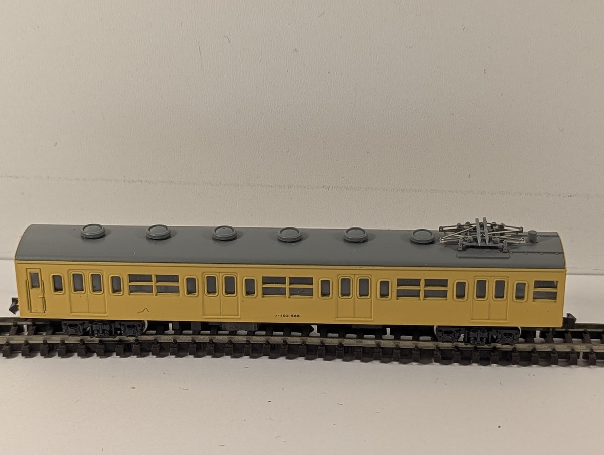 Kato N Gauge JNR Class 103 Kumoha 103 EMU Coach Kumoha 103-56 JNR Canary Yellow