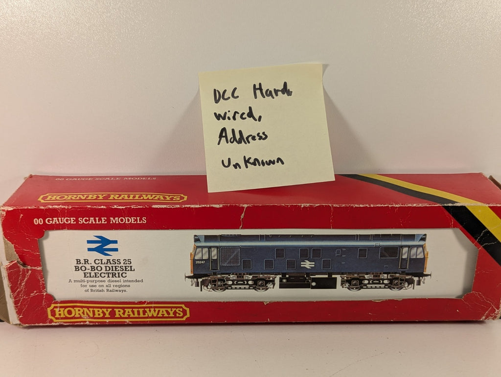 Hornby R068 OO Gauge Class 25 Diesel Locomotive 25247 – BR Blue – DCC Fitted