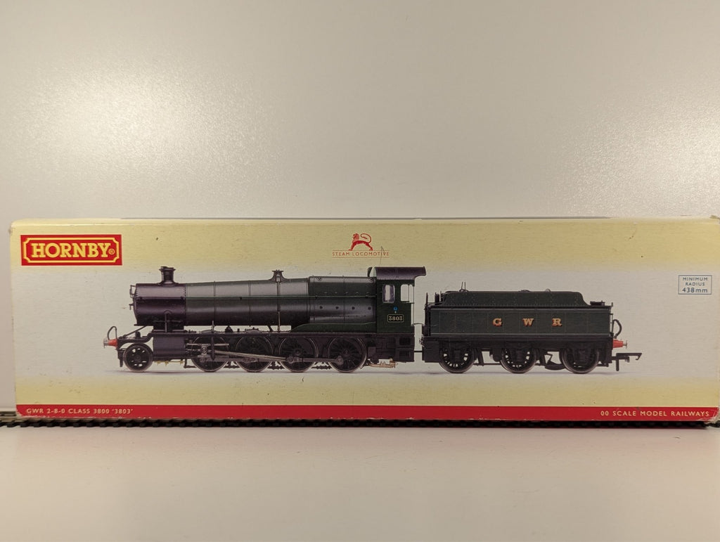 Hornby R2918 GWR Class 3800 2-8-0 Weathered OO Gauge Steam Locomotive - Boxed