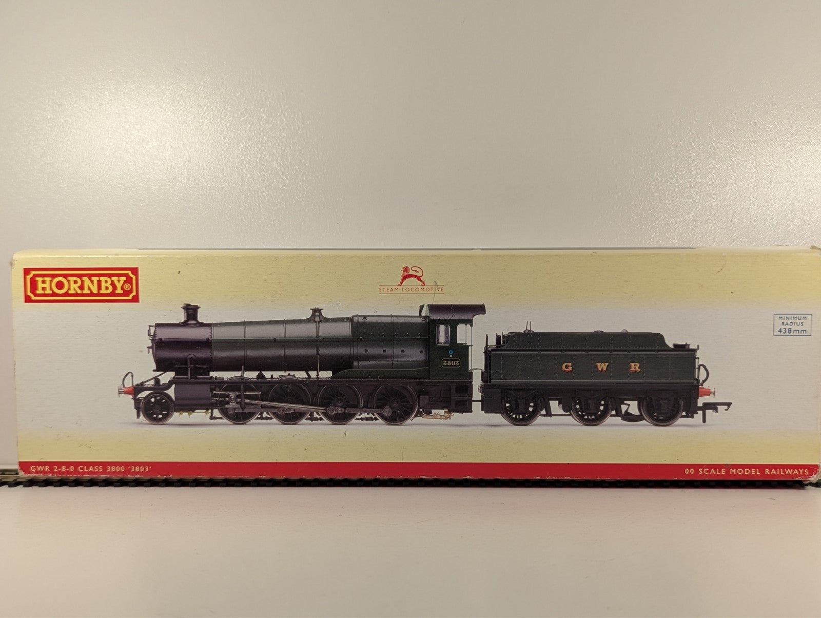 Hornby R2918 GWR Class 3800 2-8-0 Weathered OO Gauge Steam Locomotive - Boxed