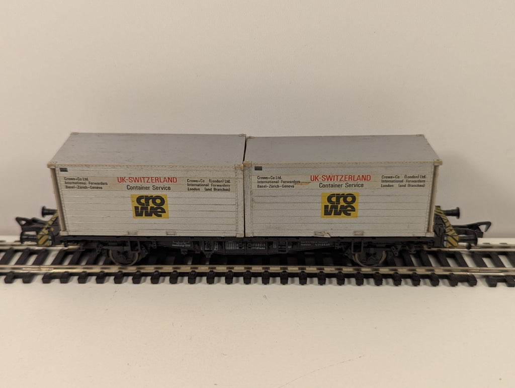Fleischmann 5235 H0 Container Wagon Freight Model