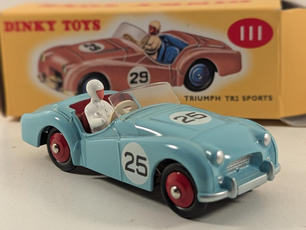 Atlas Editions Dinky Toys 111 Triumph TR2 Sports Car - Boxed