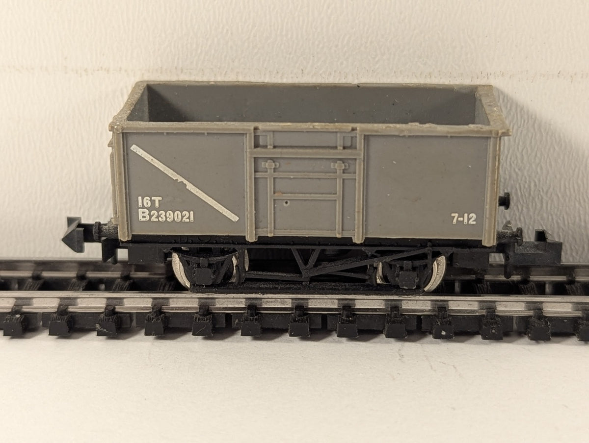 Trix N Gauge BR 16 Ton Mineral Wagon Goods Wagon B239021 BR Grey