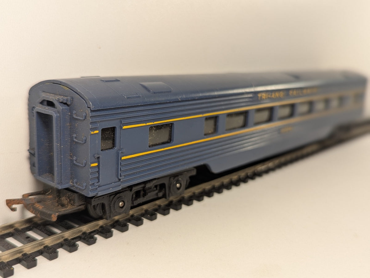 Tri-ang OO Gauge Transcontinental Passenger Coach 10724 Blue and Yellow R25