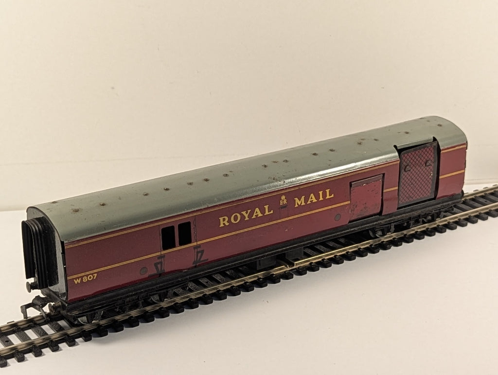 Hornby Dublo 4021 BR Maroon Royal Mail TPO Mail Van W807