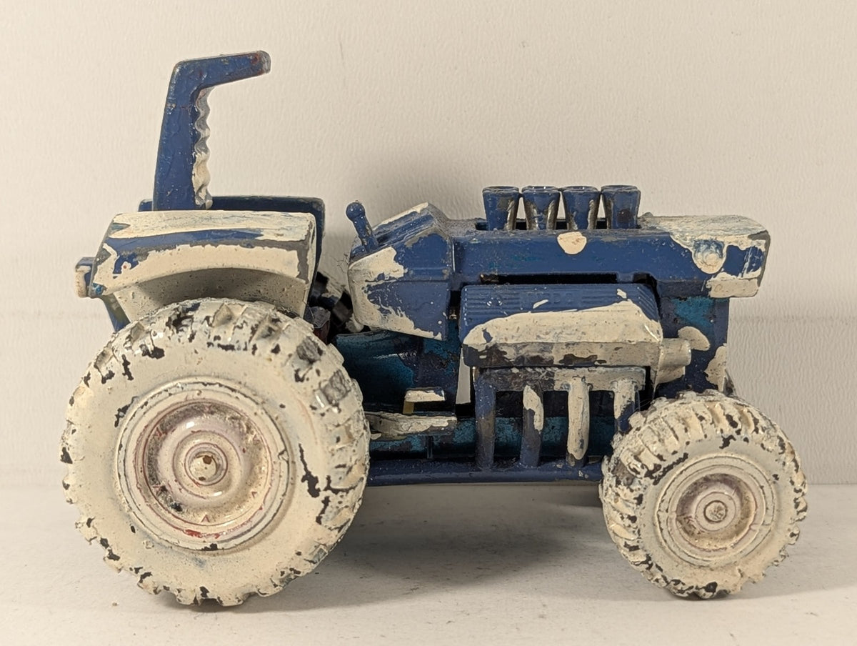Matchbox Mod Tractor Die-cast Model Tractor Metallic Blue K-3