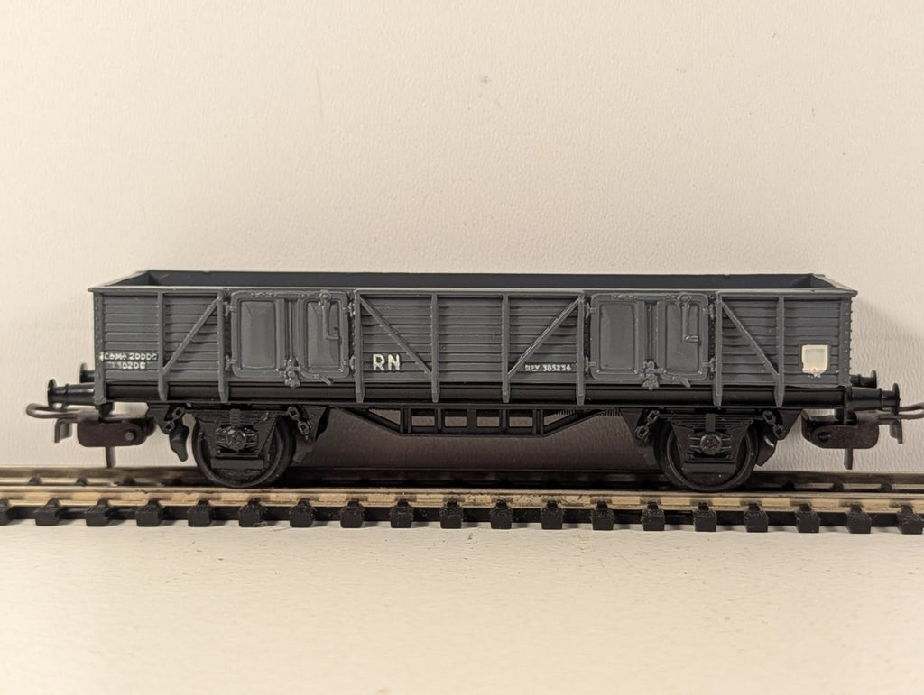Electrotren HO Gauge RN 2-Axle Open Wagon Goods Wagon XPV 385234 Grey