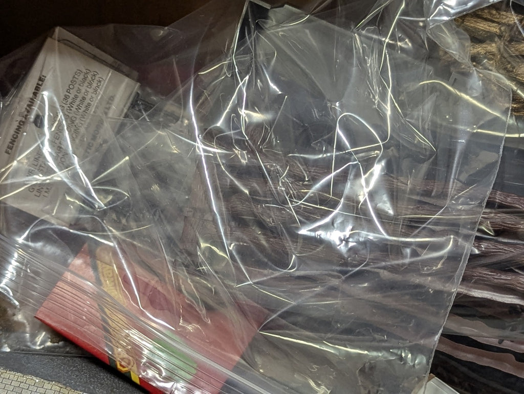 Mixed OO Gauge Scenic Accessories, Buildings and Coach Job Lot
