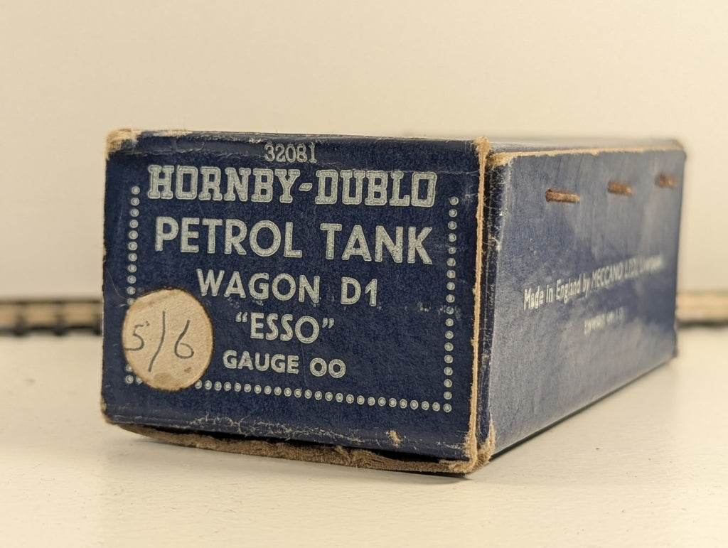 Hornby Dublo 32081 OO Gauge Silver Esso Petrol Tank Wagon - Boxed