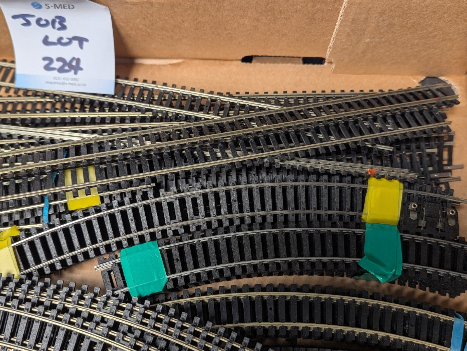 Hornby OO Gauge Job Lot of Model Railway Track - Needs Cleaning