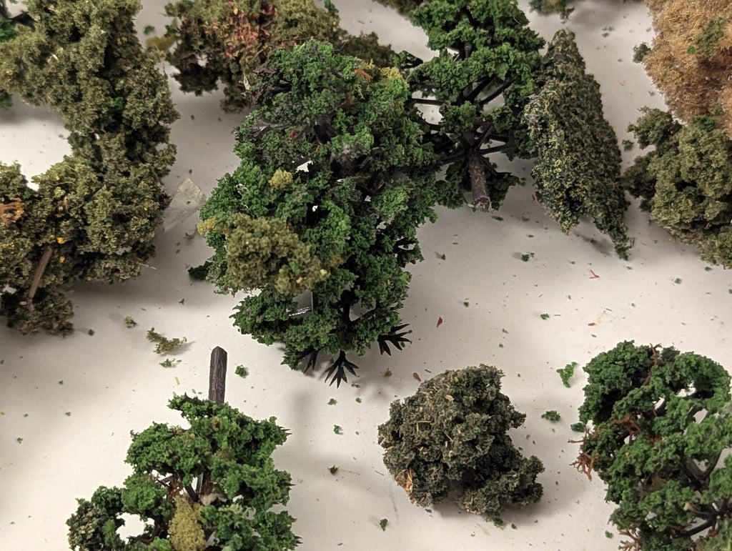 OO/HO Gauge Assorted Model Railway Trees Scenery & Trees