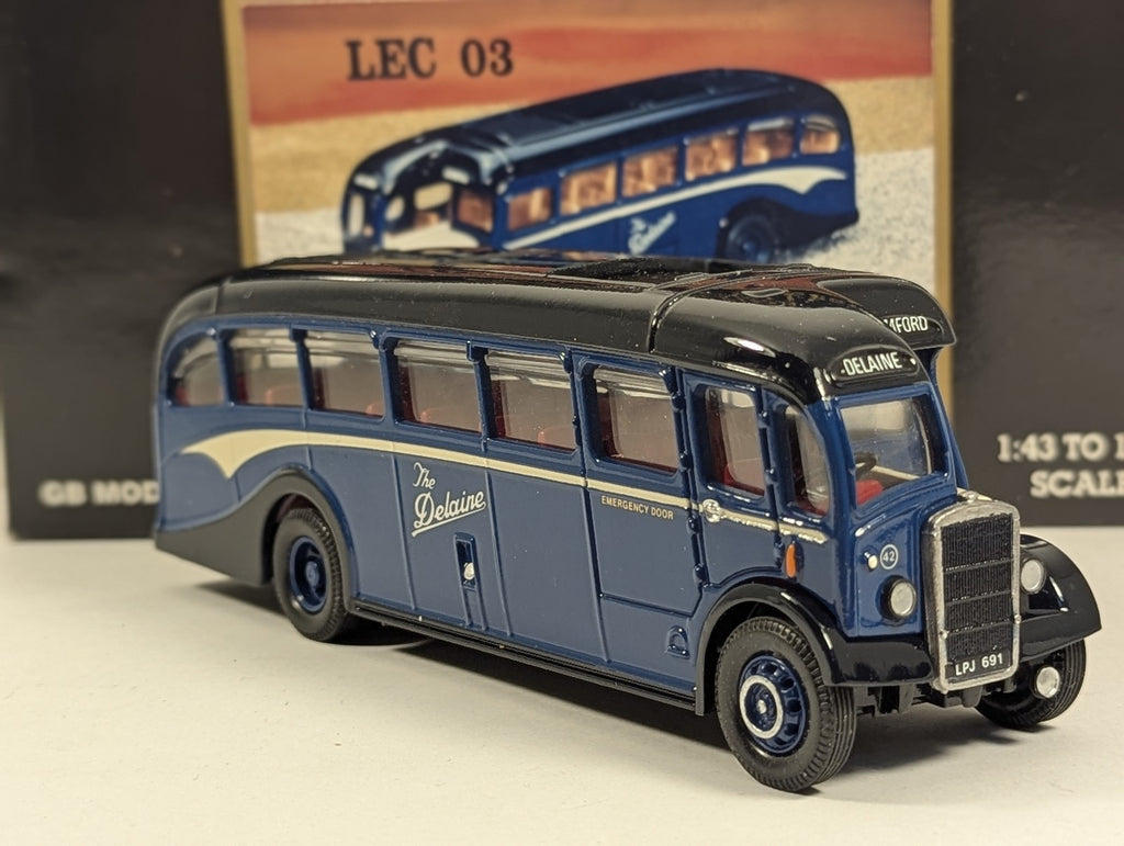 GB Models 1:43 to 1:50 Scale Leyland Tiger PS1/1 Coach Diecast Coach 42
