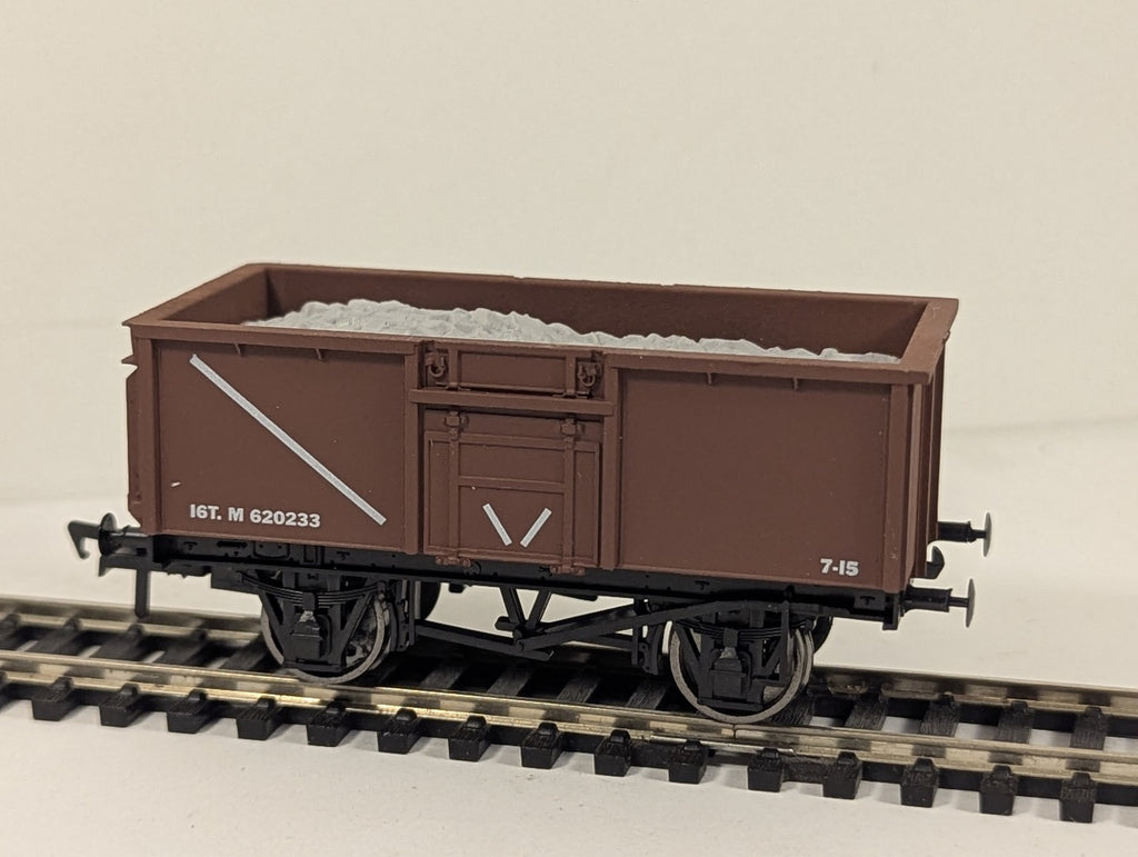 Dapol OO Gauge 16T Steel Mineral Wagon Goods Wagon M620233 BR Bauxite 4F-030-104
