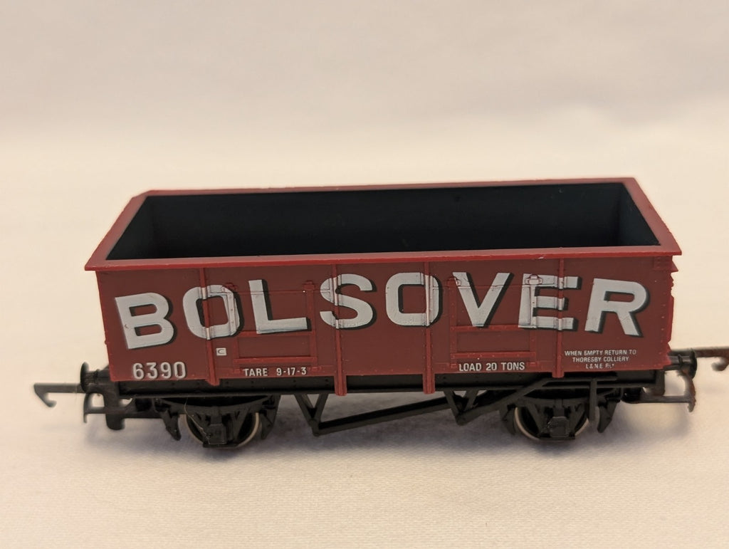 Hornby OO Gauge 20 Ton Steel Wagon Goods Wagon 6390 Bolsover Brown