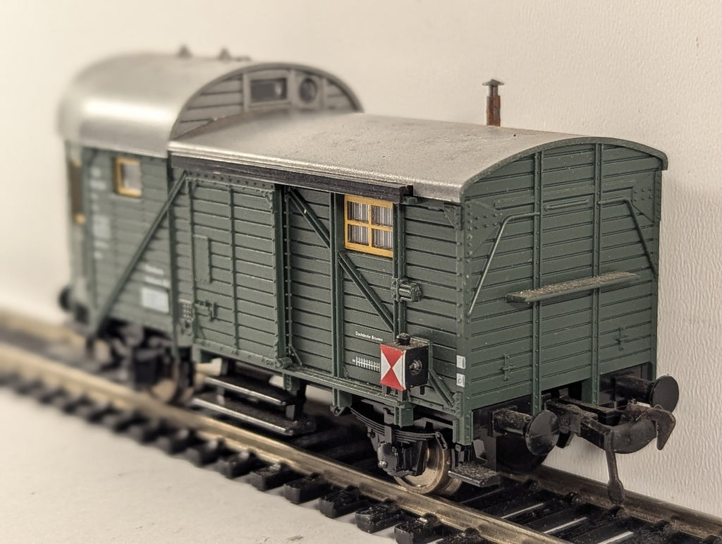 Fleischmann HO Gauge DB Pwg Güterzug-Gepäckwagen Goods Brake Van 124 206