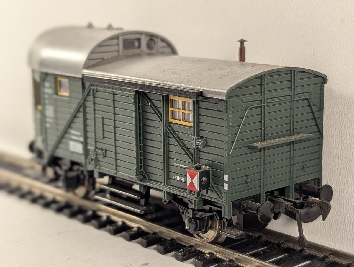 Fleischmann HO Gauge DB Pwg Güterzug-Gepäckwagen Goods Brake Van 124 206
