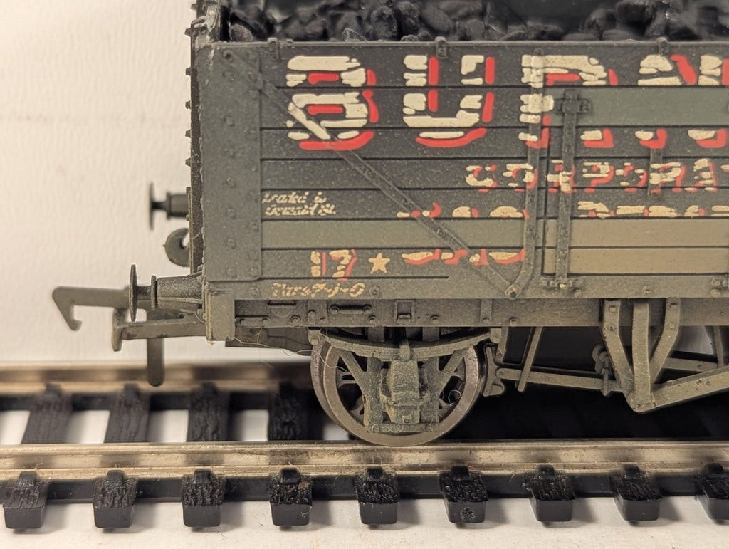 Bachmann OO Gauge 7 Plank Open Wagon Burnley Corporation Gas Department