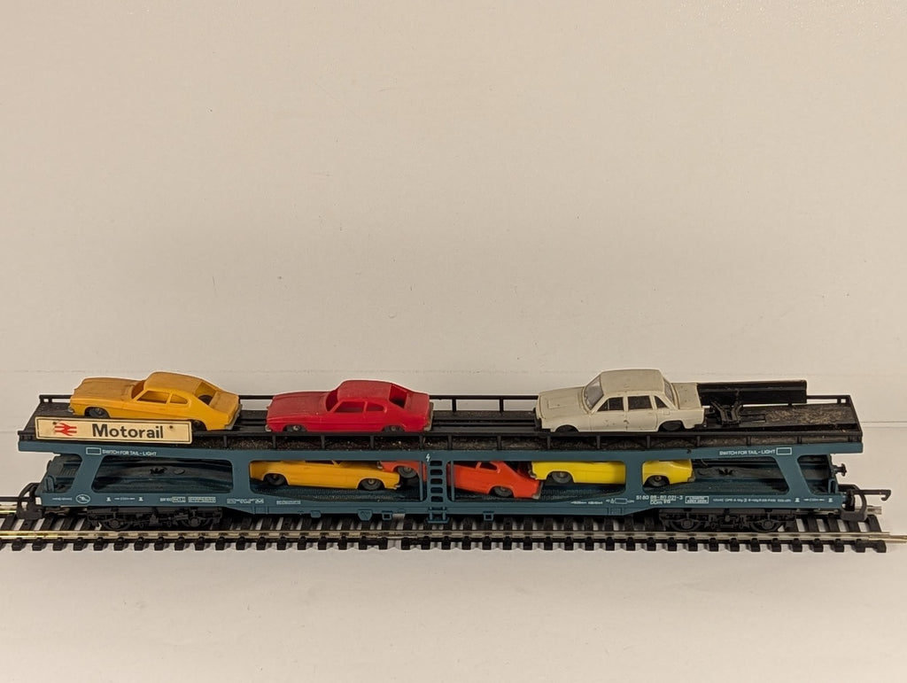Lima OO Gauge Motorail Double Deck Car Transporter Car Transporter Wagon