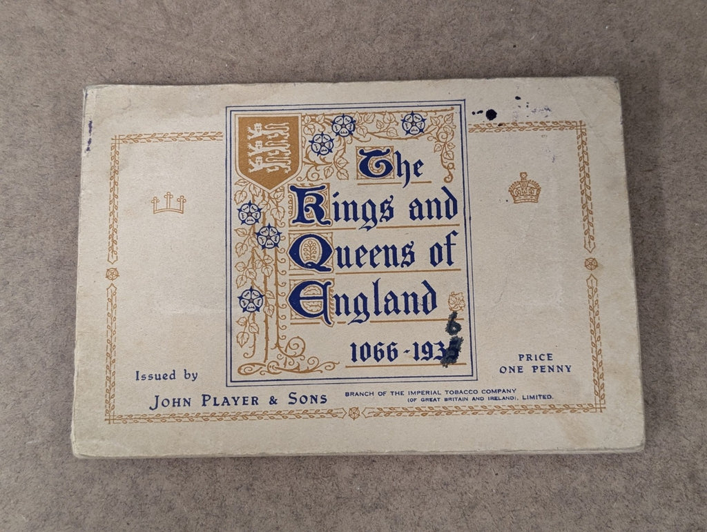The Kings And Queens Of England 1066-1935 -John Player & Sons Cigarette Cards
