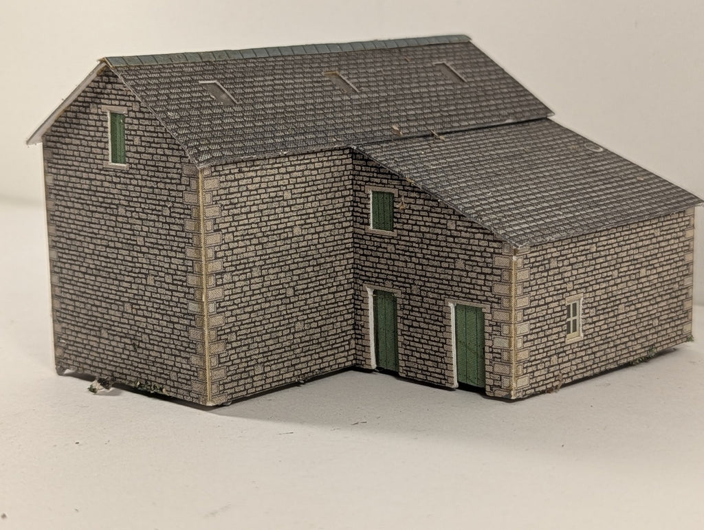 Metcalfe N Gauge Grange Farm Barn Building PO251