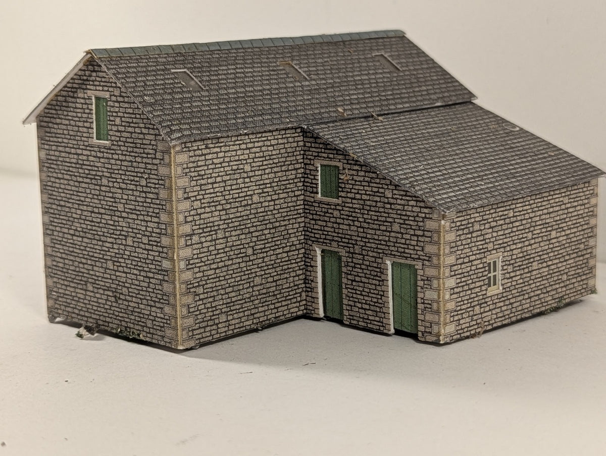 Metcalfe N Gauge Grange Farm Barn Building PO251