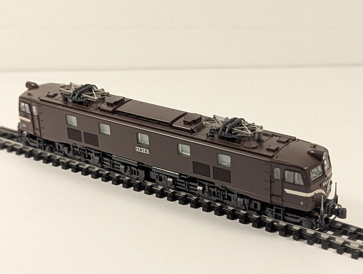 Kato N Gauge Class EF58 Electric Locomotive EF58 9 Brown 3055-1