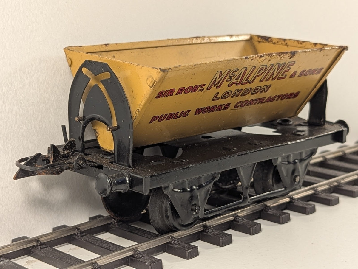 Hornby 42225 O Gauge Tinplate "McAlpine" Side Tipping Wagon