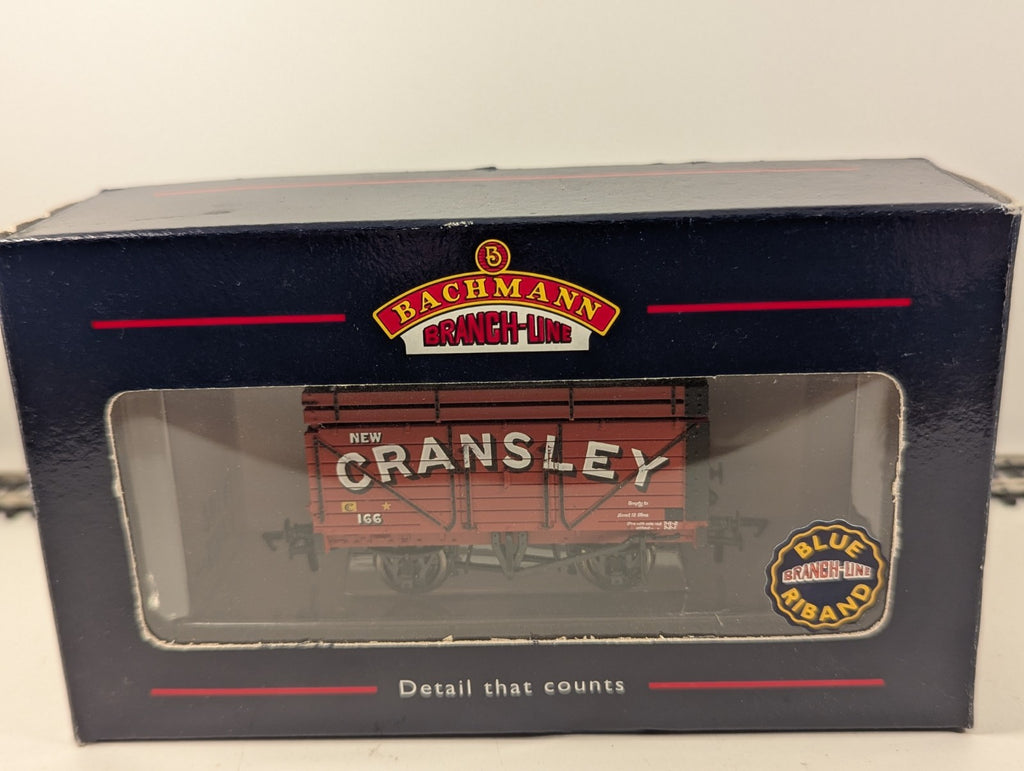 Bachmann Branchline OO Gauge New C. Ransley Red 7 Plank Wagon with Coke Rails