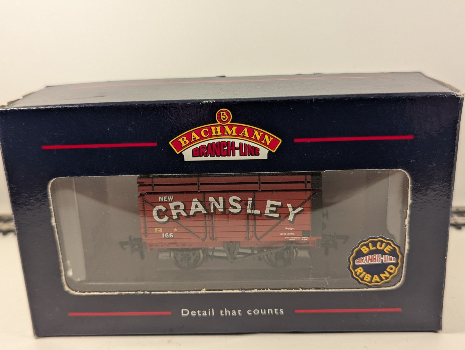 Bachmann Branchline OO Gauge New C. Ransley Red 7 Plank Wagon with Coke Rails