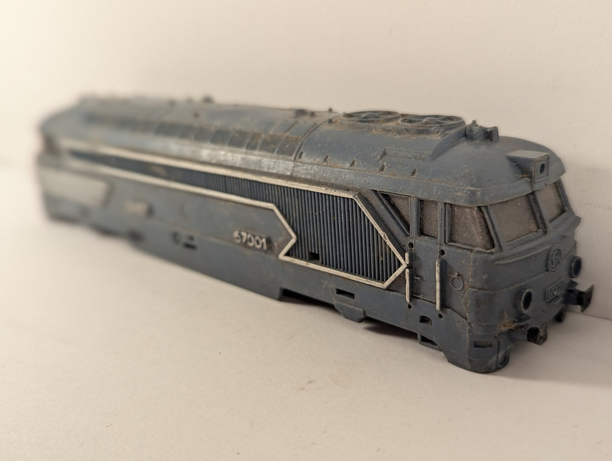 Jouef HO Gauge SNCF Class BB 67000 Locomotive Body 67001 SNCF Blue