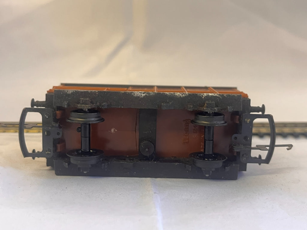 Tri-ang Railways R124 OO Gauge Brown Brake Van Boxed