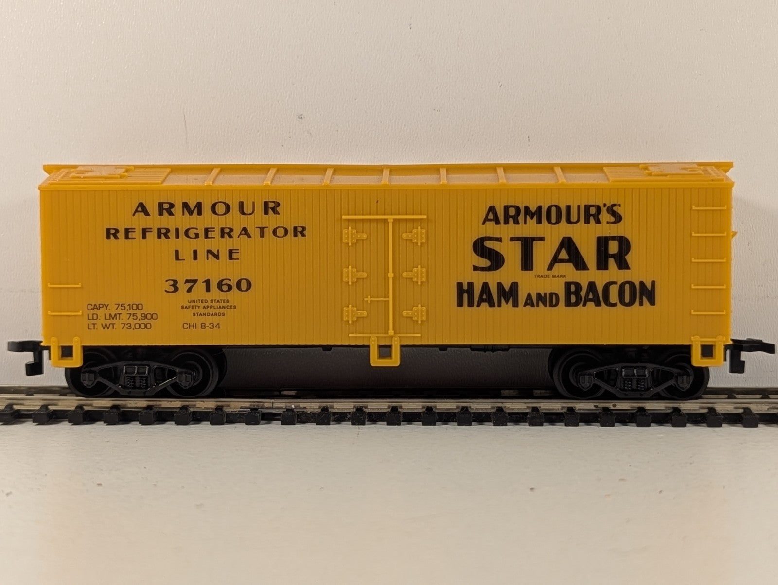 Industrial Rail HO Scale Armour Refrigerator Line Refrigerator Car 3716