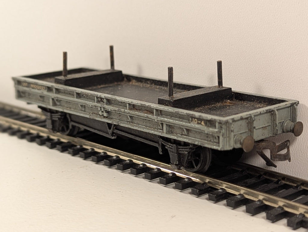 Hornby Dublo 21-Ton Double Bolster Wagon B920022 BR Grey (OO Gauge)