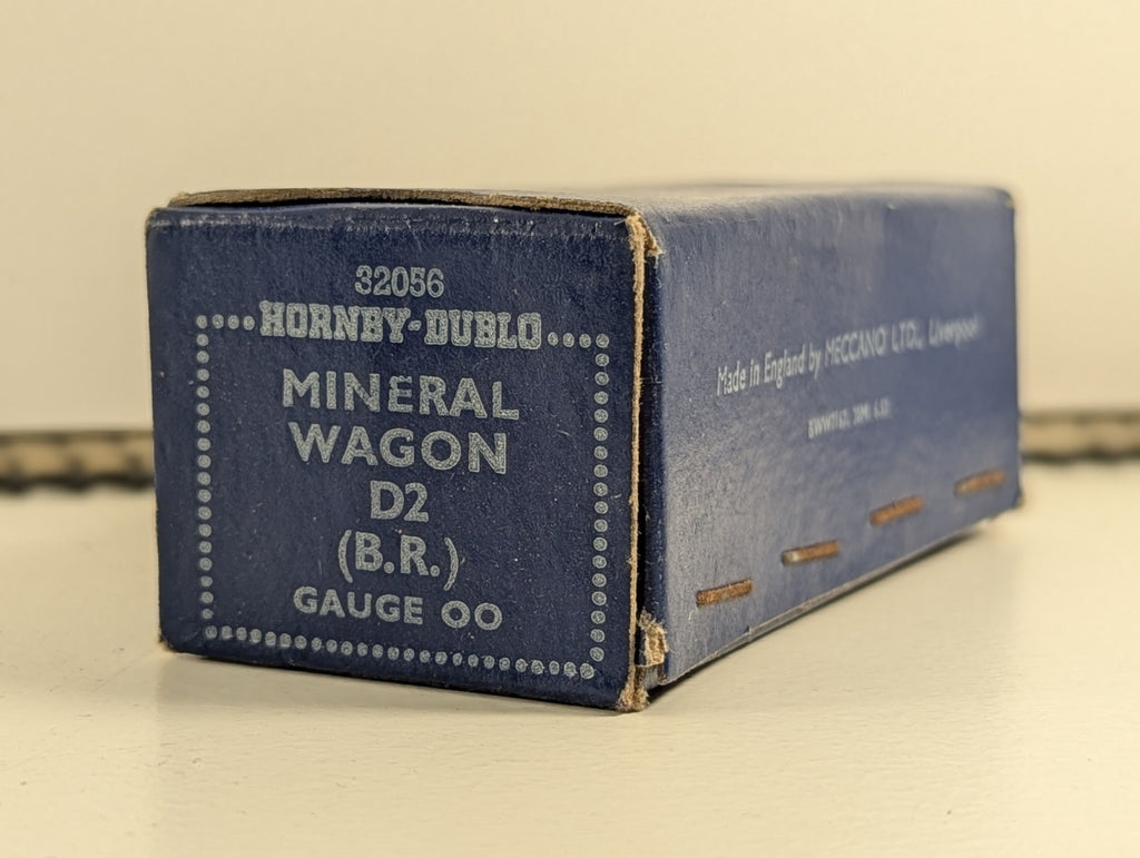 Hornby Dublo 32056 OO Gauge Grey BR D2 16 Ton Mineral Wagon - Boxed