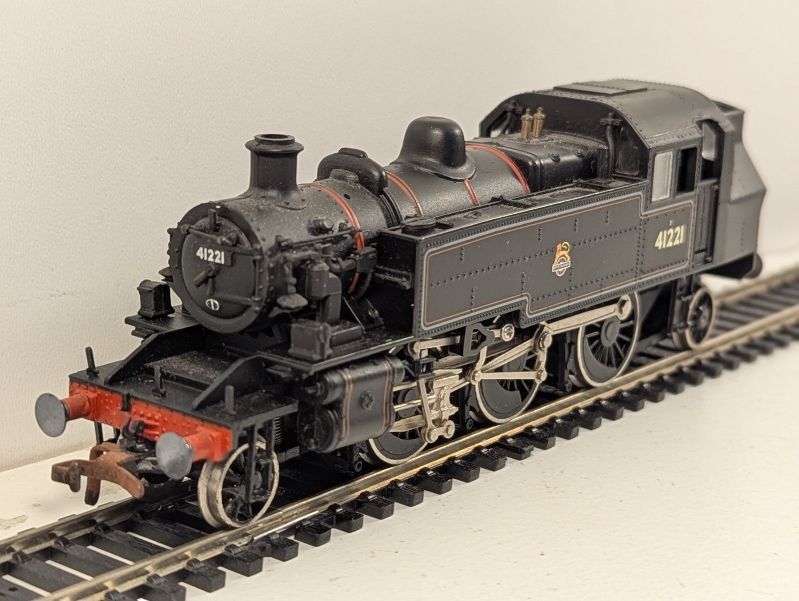 Bachmann 31-450 OO Gauge Class 2MT Ivatt 2-6-2T 41221 BR Black Boxed