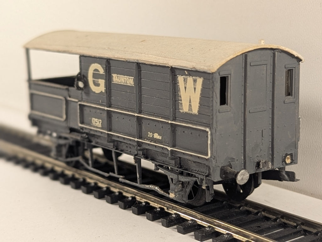 Kitbuilt OO Gauge GWR Toad Brake Van 17517 GWR Grey